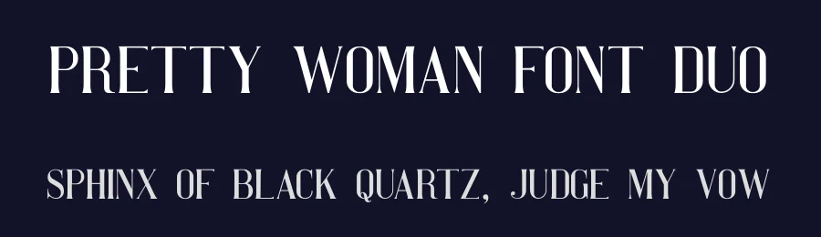Pretty Woman Font Duo by typeline studio — Serif Font — thumbnail 2