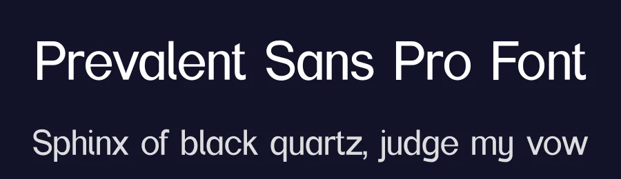 Prevalent Sans Pro Font by GraphicSauce — Decorative Font — thumbnail 2