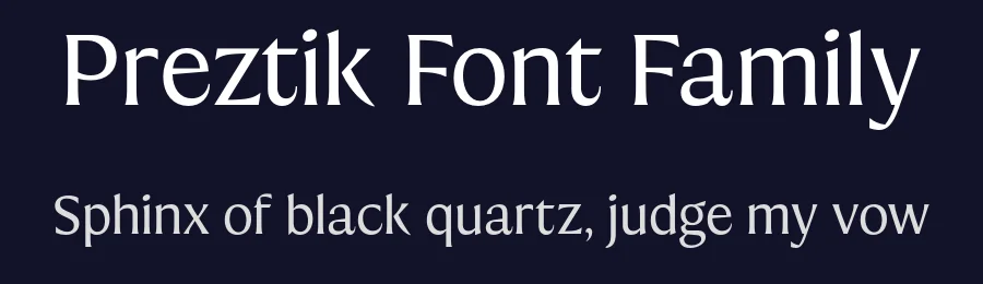 Preztik Font Family by Glowtype — Display Font — thumbnail 2