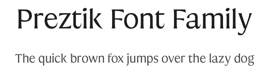 Preztik Font Family by Glowtype — Display Font