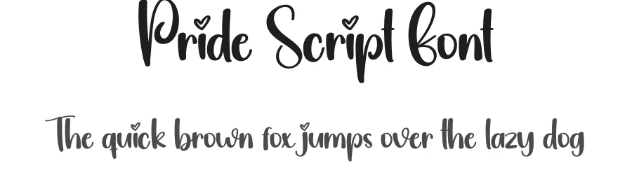 Pride Script Font by creativeletter — Script Handwritten Font