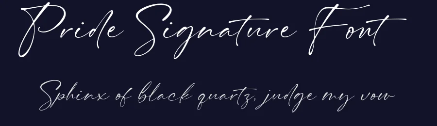 Pride Signature Font by Letteralle — Script Handwritten Font — thumbnail 2