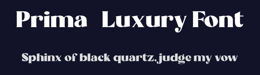 Prima – Luxury Font by madeDeduk — Display Font — thumbnail 2