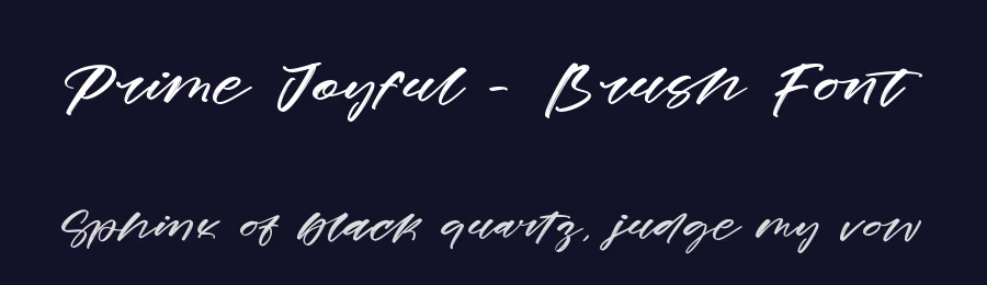 Prime Joyful – Brush Font by stylishtype.co — Script Handwritten Font — thumbnail 2