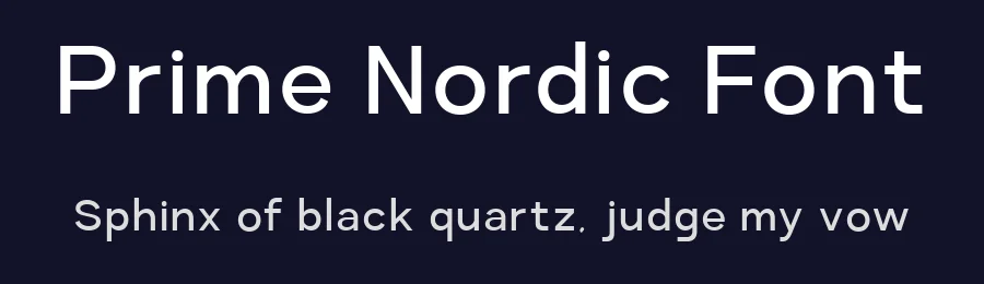 Prime Nordic Font by Say Studio — Display Font — thumbnail 2