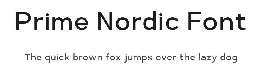 Prime Nordic Font by Say Studio — Display Font