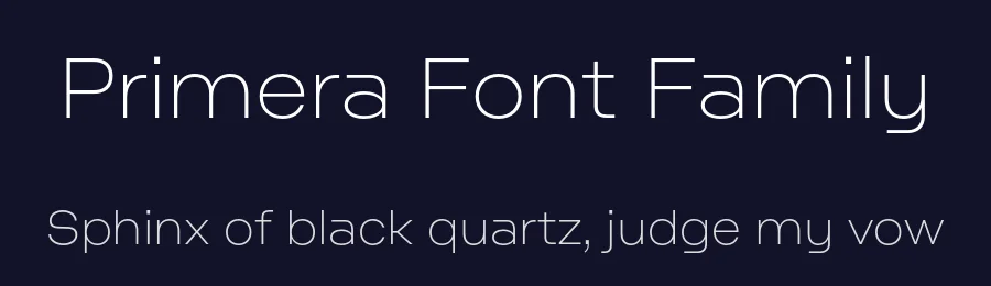 Primera Font Family by Nootype — Sans Serif Font — thumbnail 2