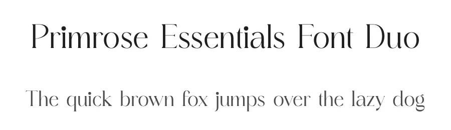Primrose Essentials Font Duo by Storytype — Serif Font