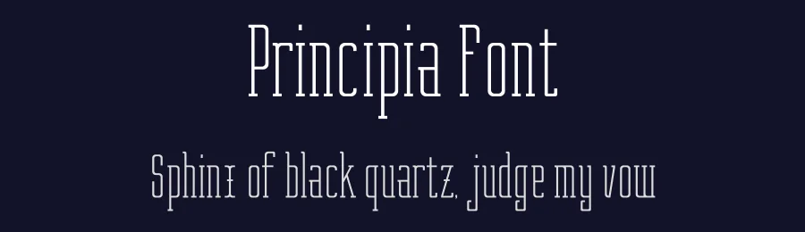 Principia Font by Felipe Rodrigues — Slab Serif Font — thumbnail 2