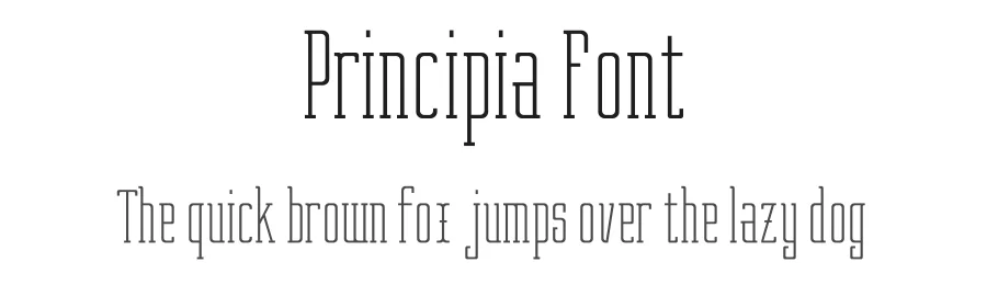 Principia Font by Felipe Rodrigues — Slab Serif Font