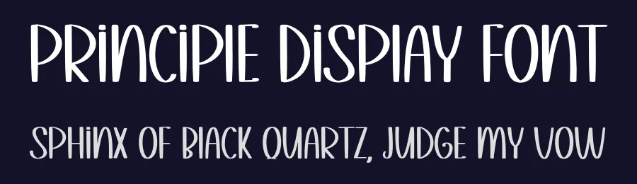 Principle Display Font by inermediaSTUDIO — Display Font — thumbnail 2