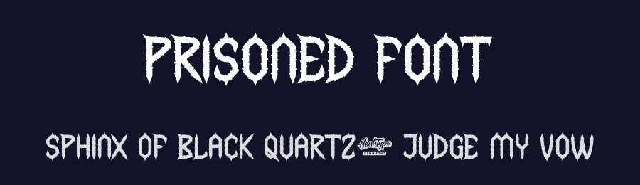 Prisoned Font by noahtype — Decorative Font — thumbnail 2