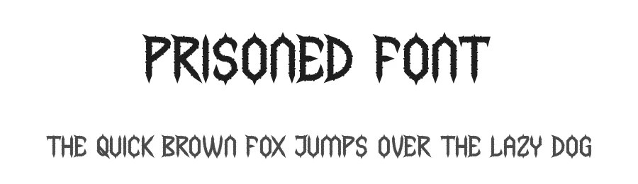 Prisoned Font by noahtype — Decorative Font