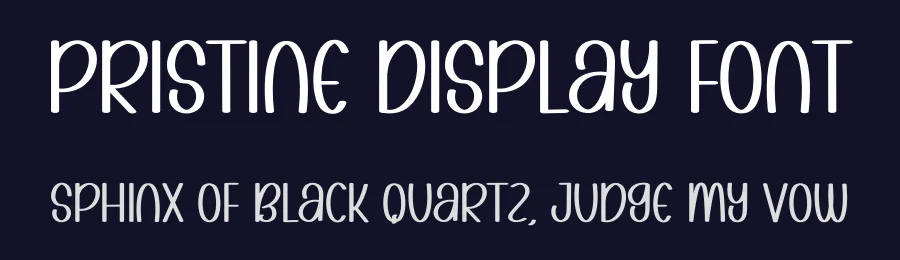 Pristine Display Font by inermediaSTUDIO — Display Font — thumbnail 2