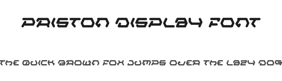 Priston Display Font by Dhabee — Display Font
