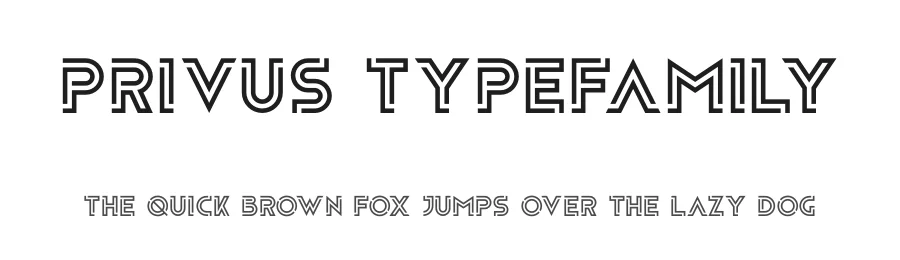 Privus Typefamily by Yasin Yalçın — Display Font