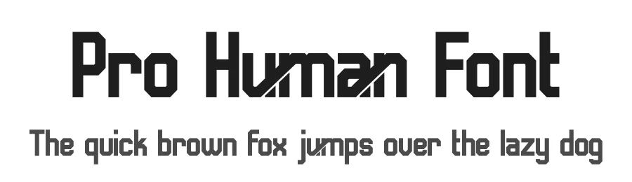 Pro Human Font by andika fez — Serif Font
