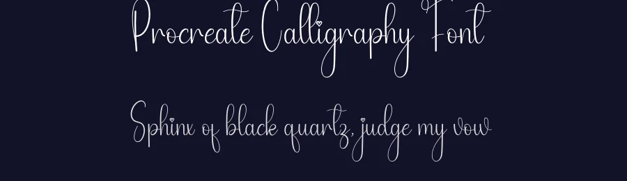 Procreate Calligraphy Font by andikastudio — Script Handwritten Font — thumbnail 2