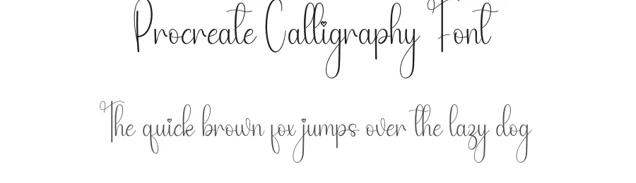 Procreate Calligraphy Font by andikastudio — Script Handwritten Font