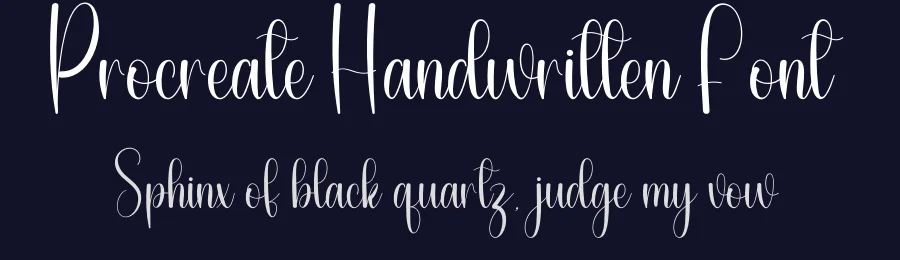 Procreate Handwritten Font by andikastudio — Script Handwritten Font — thumbnail 2