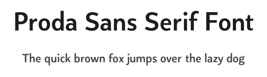 Proda Sans Serif Font by Nasir Udin — Sans Serif Font