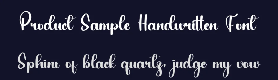 Product Sample Handwritten Font by inermediaSTUDIO — Script Handwritten Font — thumbnail 2