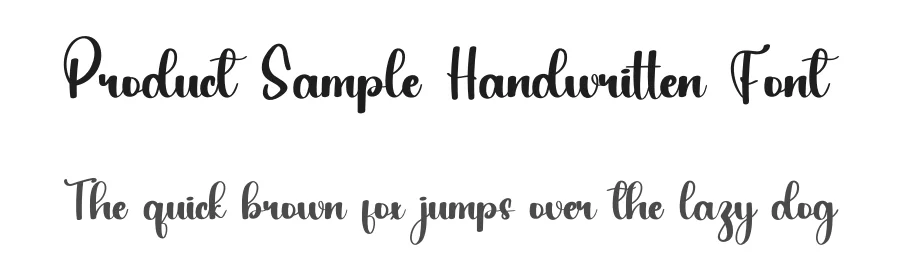 Product Sample Handwritten Font by inermediaSTUDIO — Script Handwritten Font