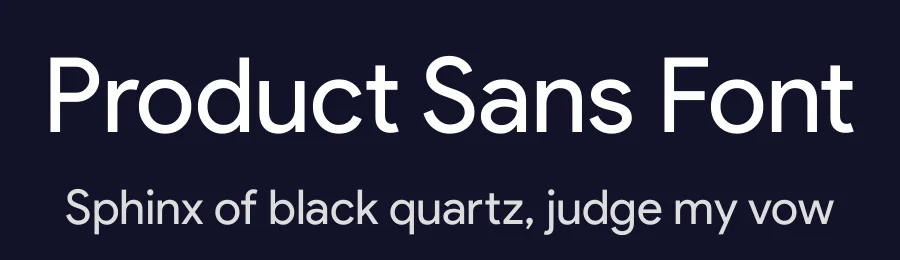 Product Sans Font by google — Sans Serif Font — thumbnail 2