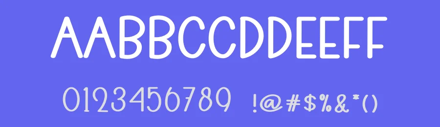 Product – Simple Display Font by freshtypeink — Display Font — thumbnail 3