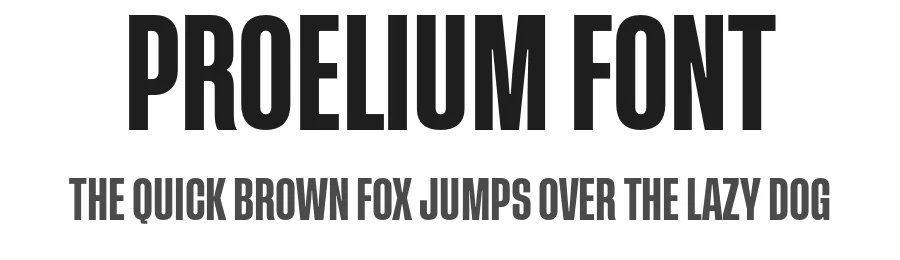 Proelium Font by WOLVE-Fonts — Sans Serif Font