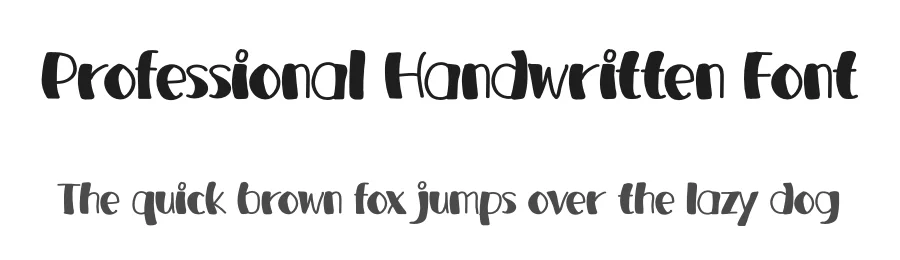 Professional Handwritten Font by andikastudio — Script Handwritten Font