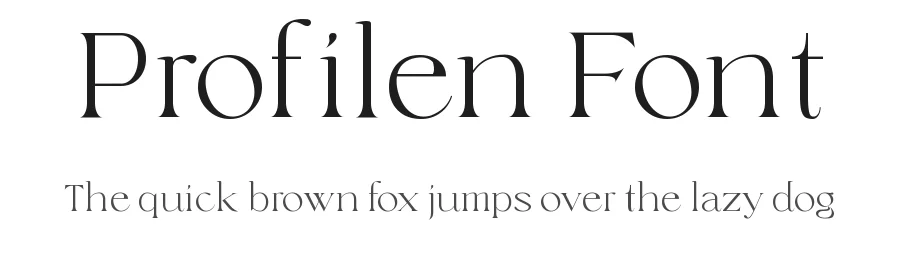 Profilen Font by TypeLogue — Serif Font