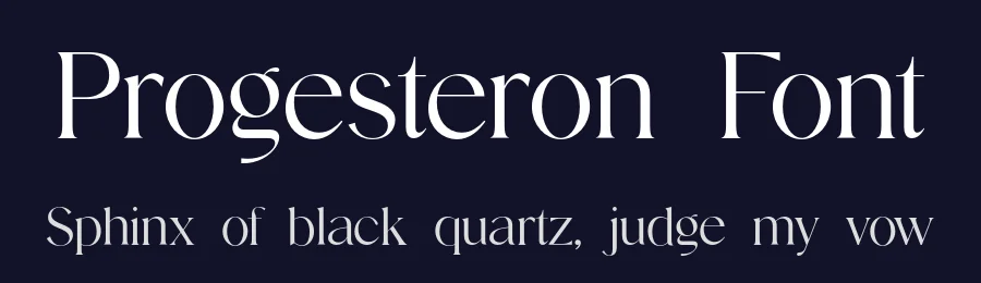 Progesteron Font by UICreative — Serif Font — thumbnail 2