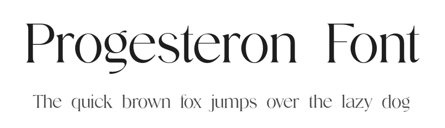 Progesteron Font by UICreative — Serif Font