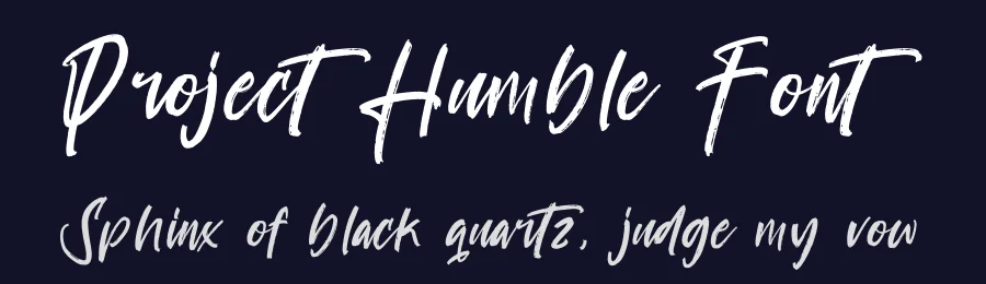 Project Humble Font by stylishtype.co — Script Handwritten Font — thumbnail 2