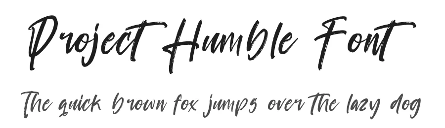 Project Humble Font by stylishtype.co — Script Handwritten Font