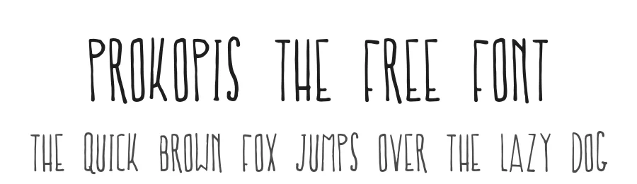 Prokopis The Free Font by Konstantina Louka — Script Handwritten Font