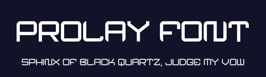 Prolay Font by hayoyuka8 — Display Font — thumbnail 2