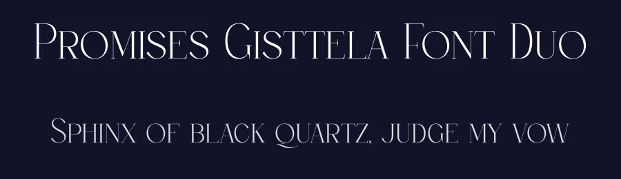 Promises Gisttela Font Duo by Storytype — Serif Font — thumbnail 2