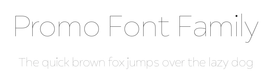 Promo Font Family by Borutta Group — Sans Serif Font