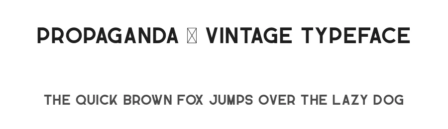 Propaganda – Vintage Typeface by vp_creative_shop — Decorative Font