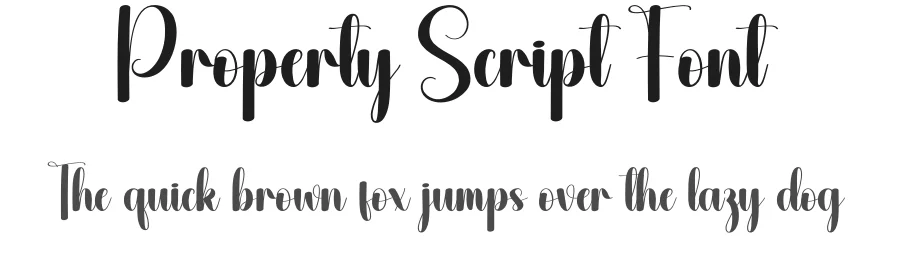 Property Script Font by andikastudio — Script Handwritten Font