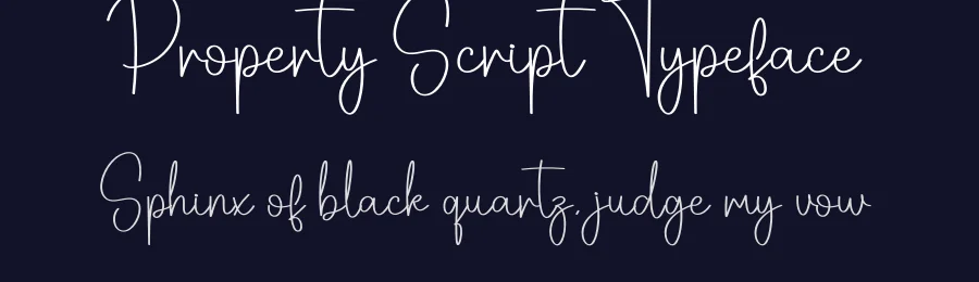 Property Script Typeface by creativeletter — Script Handwritten Font — thumbnail 2