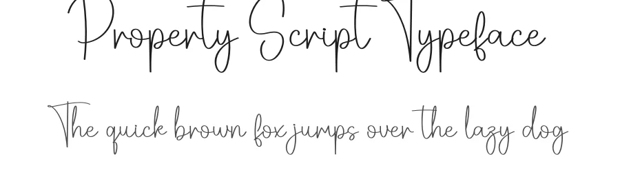 Property Script Typeface by creativeletter — Script Handwritten Font