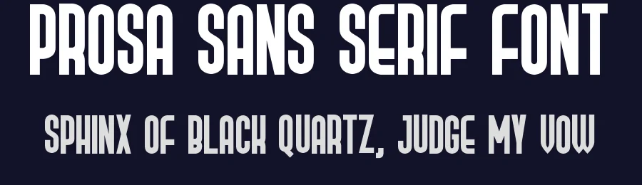 Prosa Sans Serif Font by Gartype Studio — Sans Serif Font — thumbnail 2