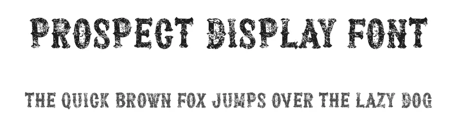 Prospect Display Font by Mans Greback — Display Font