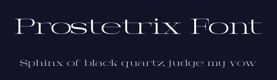 Prostetrix Font by Gracetypestudio — Display Font — thumbnail 2