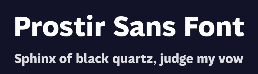 Prostir Sans Font by Kobuzan — Sans Serif Font — thumbnail 2