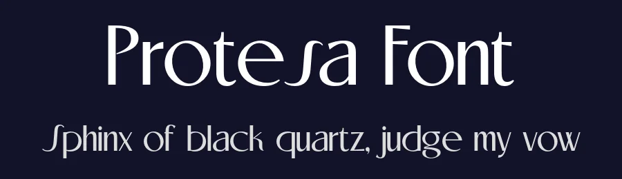 Protesa Font by Prominent and Affluent — Sans Serif Font — thumbnail 2