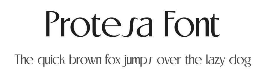 Protesa Font by Prominent and Affluent β Sans Serif Font